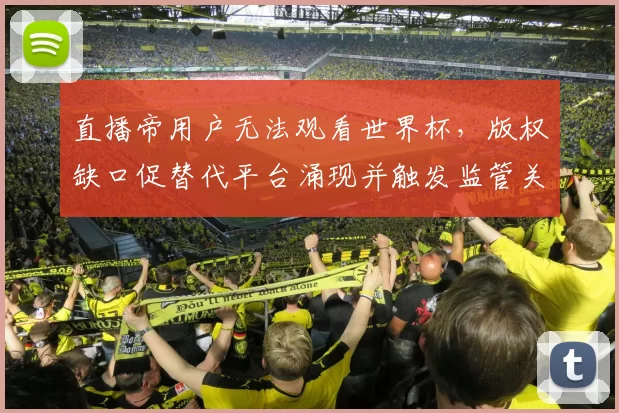 直播帝用户无法观看世界杯，版权缺口促替代平台涌现并触发监管关注