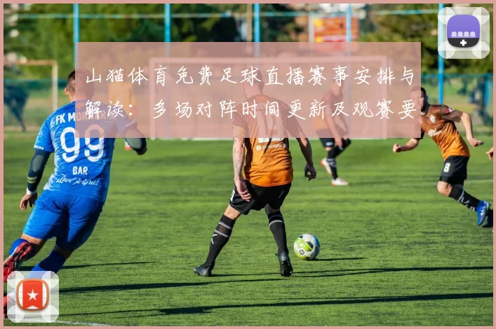 山猫体育免费足球直播赛事安排与解读：多场对阵时间更新及观赛要点