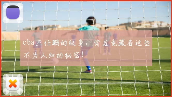 cba王仕鹏的纹身，背后竟藏着这些不为人知的秘密！